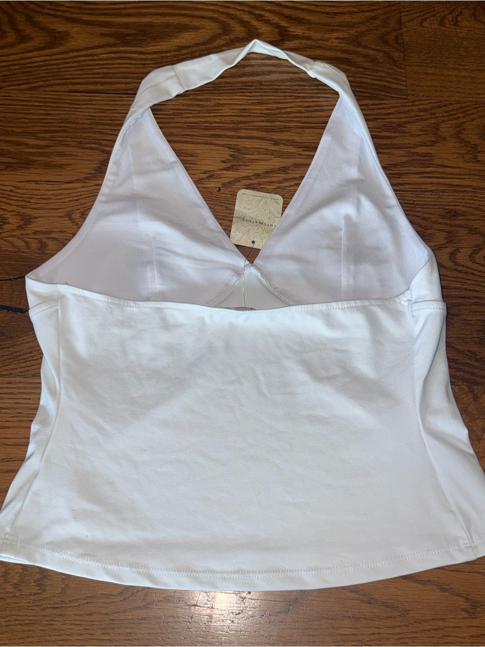 NWT. Free People Intimately. Still Here Halter. White. Size medium. - Picture 6 of 13